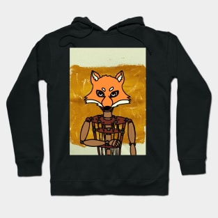 Immerse in Artistry: NFT Character - PuppetMask Expressionist by Leonardo da Vinci on TeePublic Hoodie